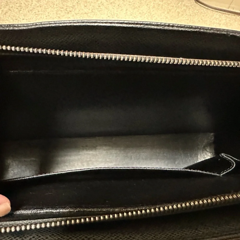 Auth Louis Vuitton Taiga Porte-Documents Rozan Bag Ardoise Briefcase